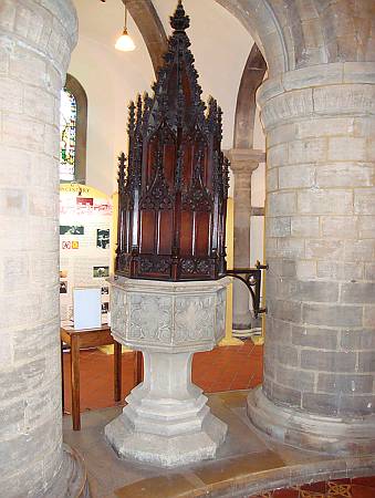 Cambridge St. Sepulchre - The Font